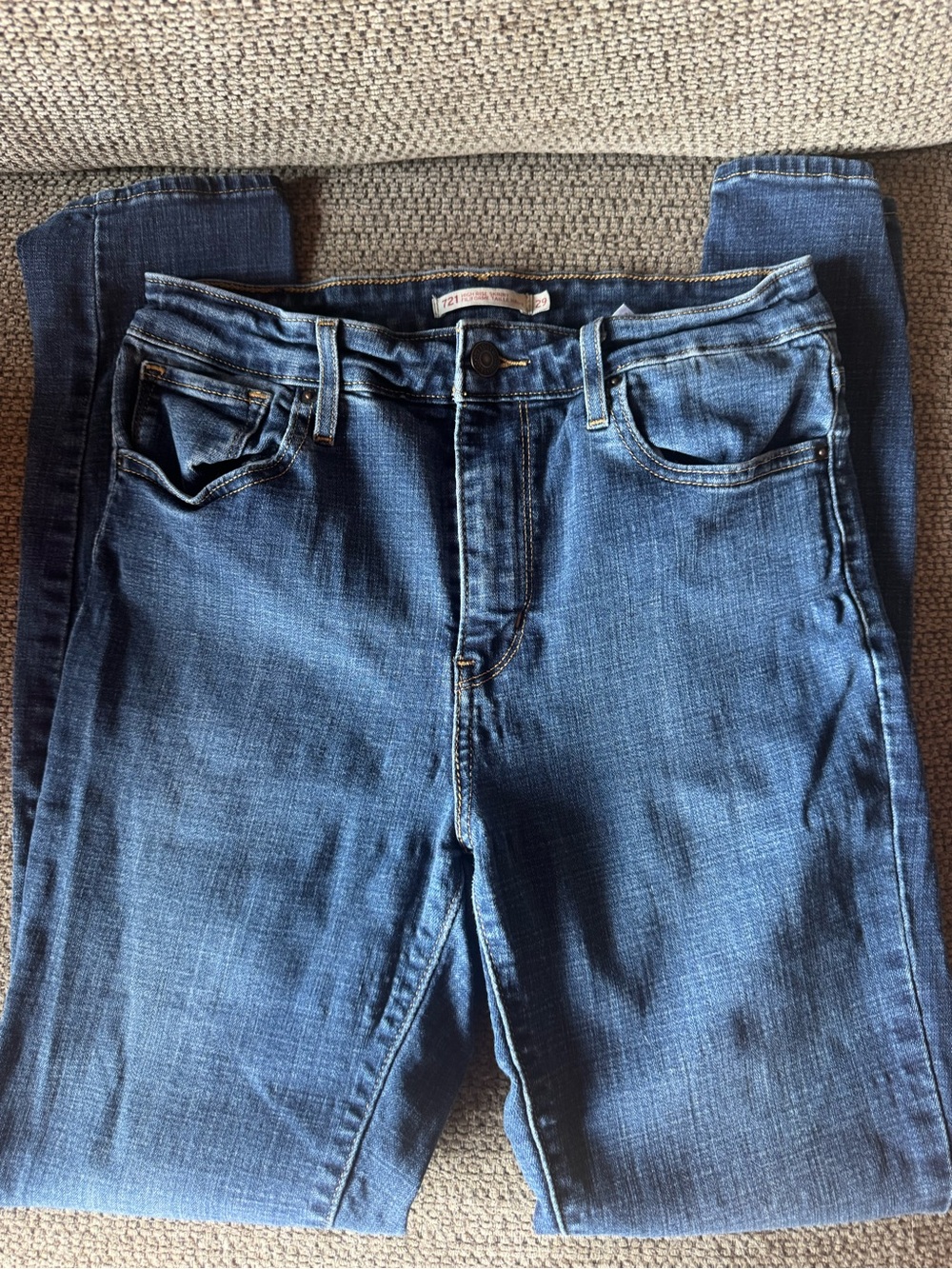 Levi's Women's Skinny Jeans in Blue Denim